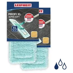 LEIFHEIT 2er Set Wischbezug Profi XL geeignet für Parkett und Holzböden