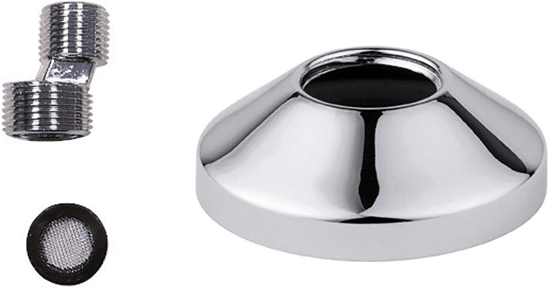 Faid ECCENTRICO RETROGRUPPO 1/2'' x 3/4'' CON ROSONE CROMO
