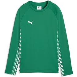 Puma, Unisex, Sportshirt, teamLIGA26 Training Sweat Jr (116), Grün, 116