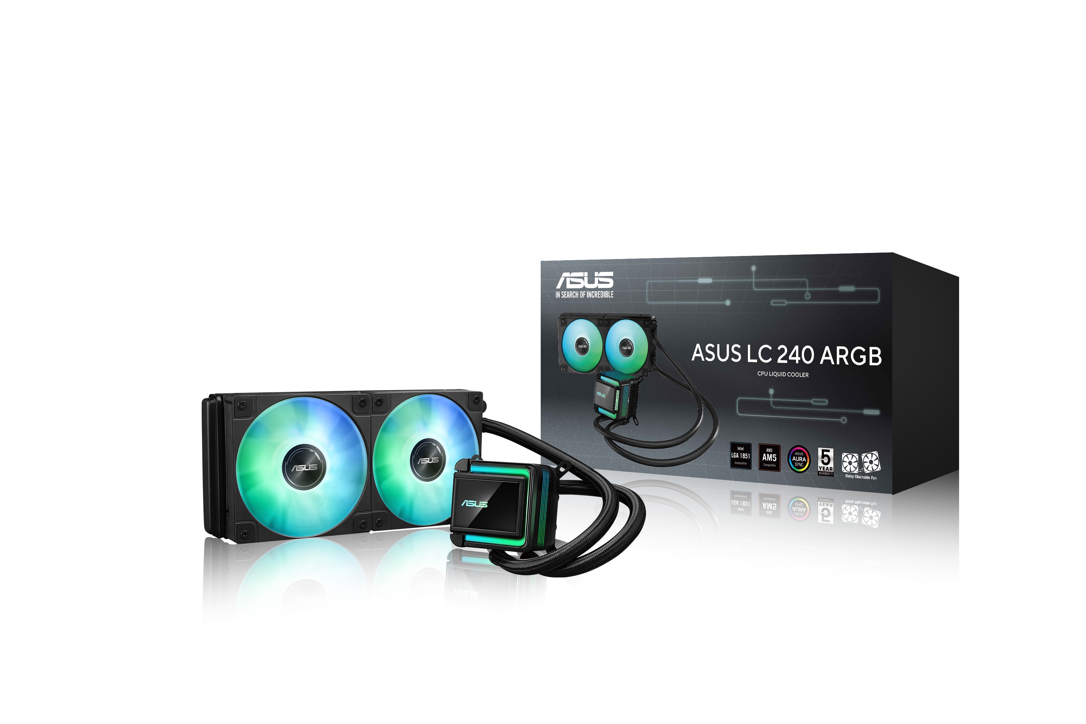 ASUS LC 240 ARGB All-in-One Flüssig-CPU-Wasserkühlung