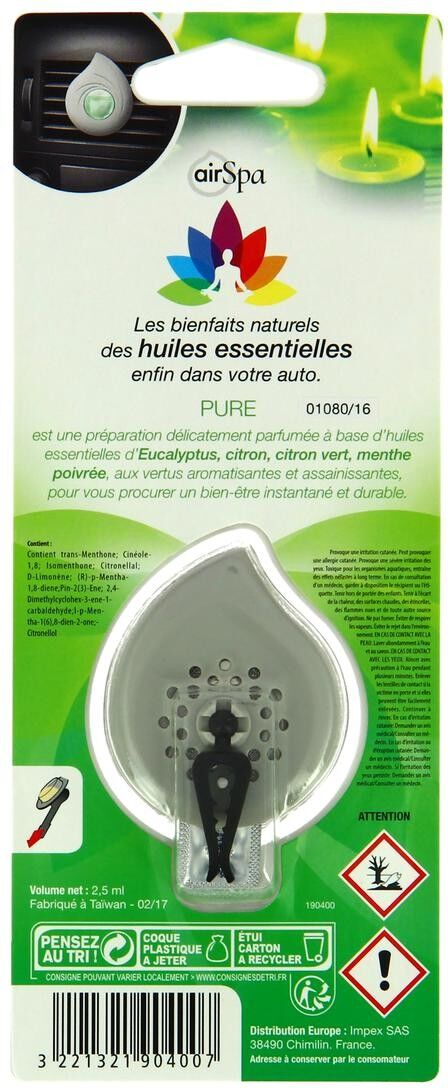 AIR SPA 190400 Car air freshener