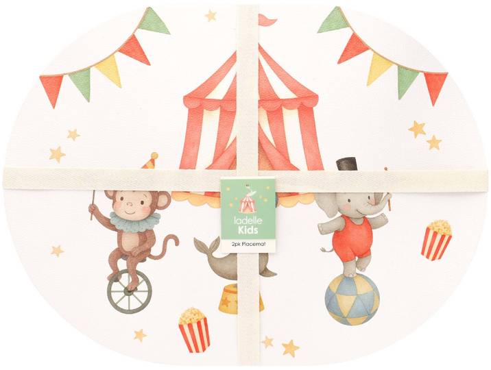 Platzset Zirkus rund 2er-Set
