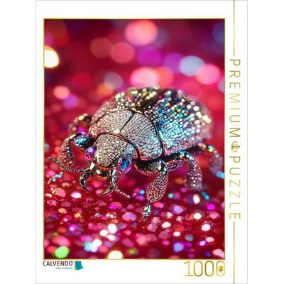 CALVENDO Puzzle Käfer-Rubin Edelstein Insekt | 1000 Teile Lege-Größe 64x48cm Foto-Puzzle für glückliche Stunden