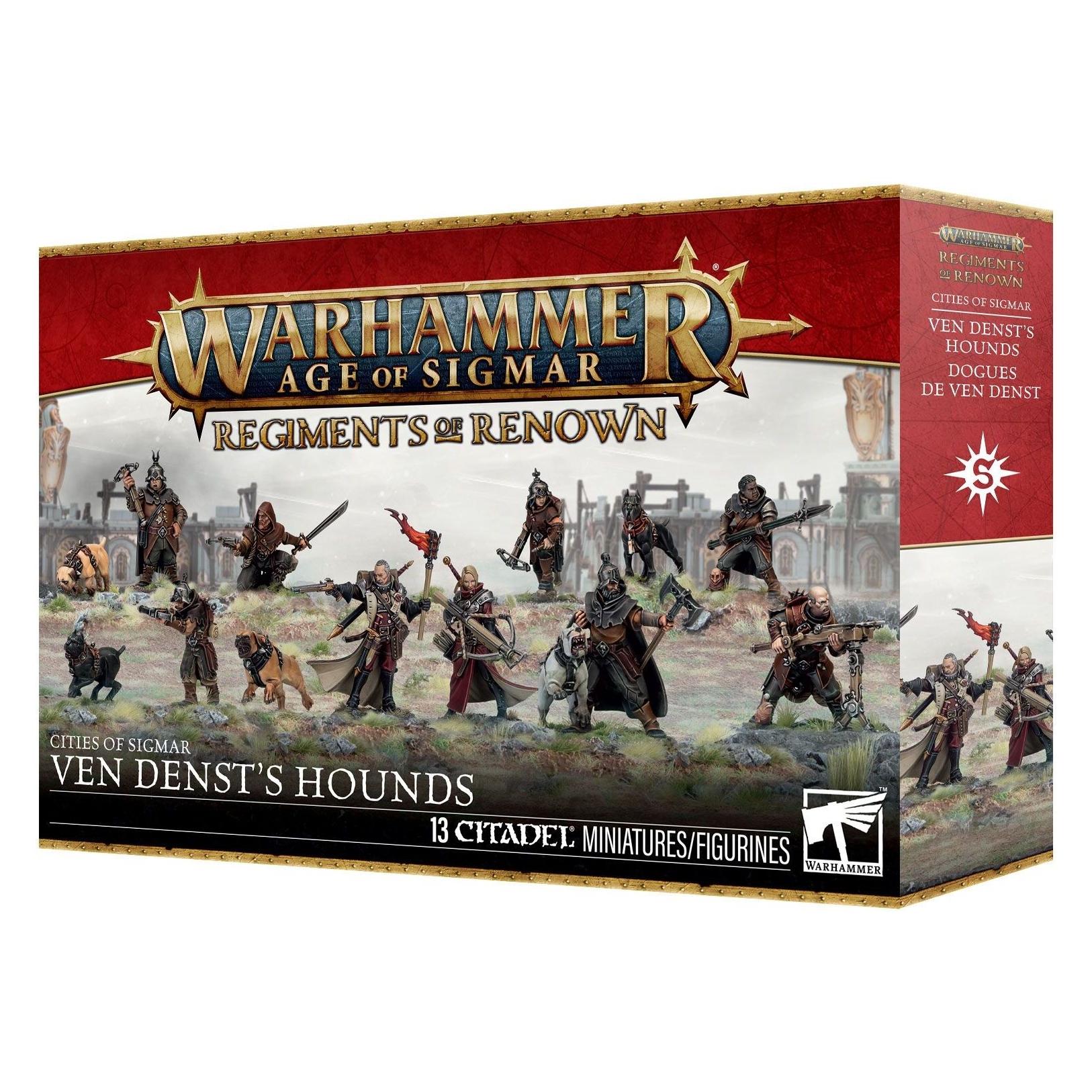 Games Workshop Warhammer AoS - City of Sigmar Régiment de Renommée : Dogues de Ven Denst (Kunststoff) (99120202071)
