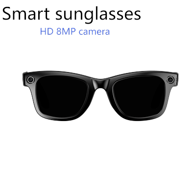 Smart Glasses 4K HD, BT WIFI Camera, Simultaneous Interpretation, Object Recognition, Voice Assistant, Call, 270mAh smart Sunglasses