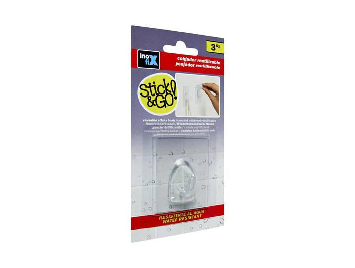 Klebehaken Wiederverwendbar Trans 3 kg