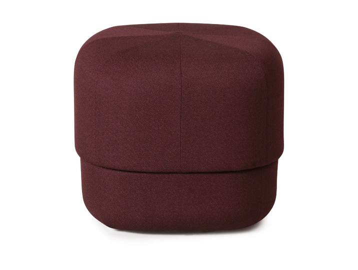Normann Copenhagen Pouf Circus Vidar 693 burgundy, small