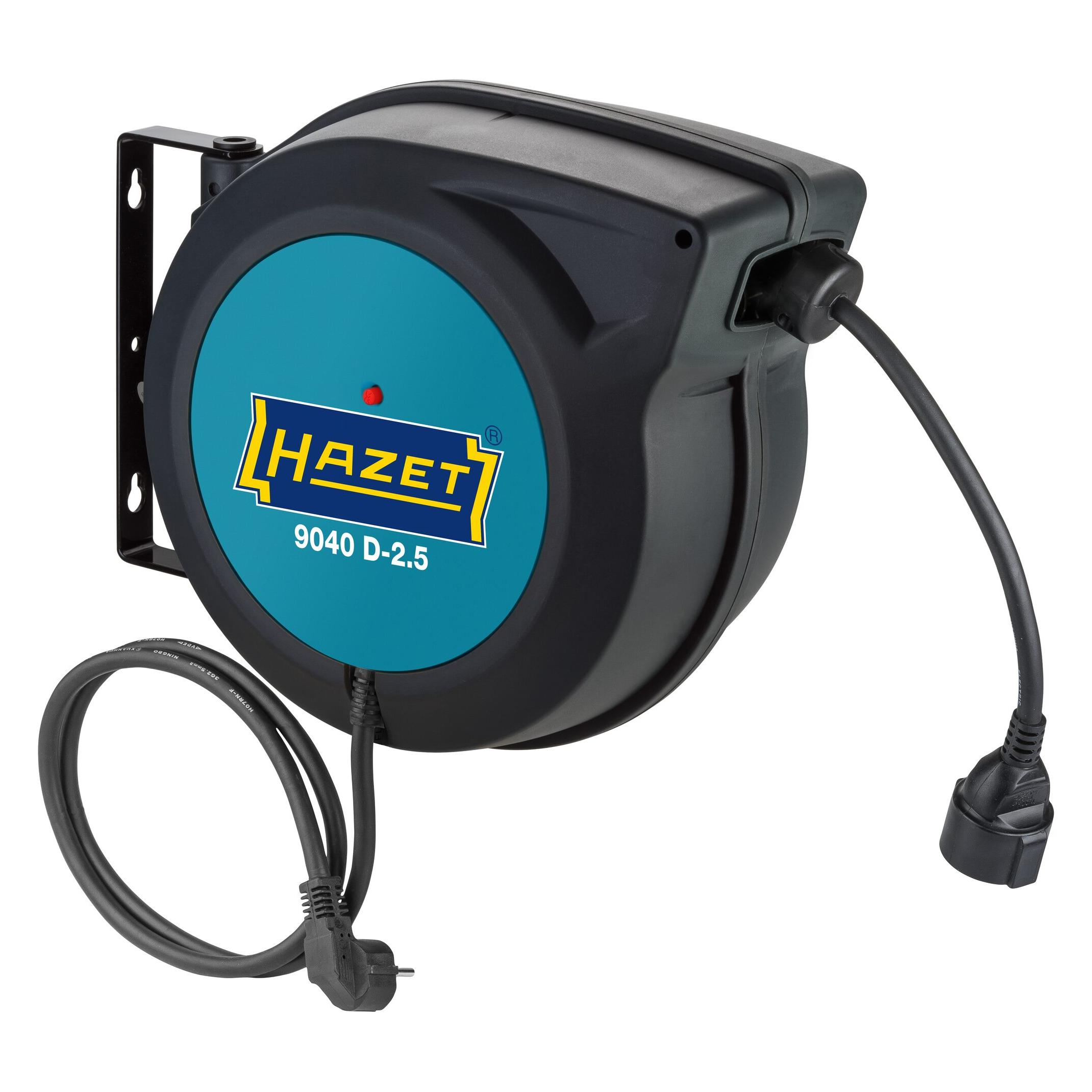 Hazet Kabelaufroller 9040D-2.5 (20 m, 2.50 mm²) (9040D-2.5)