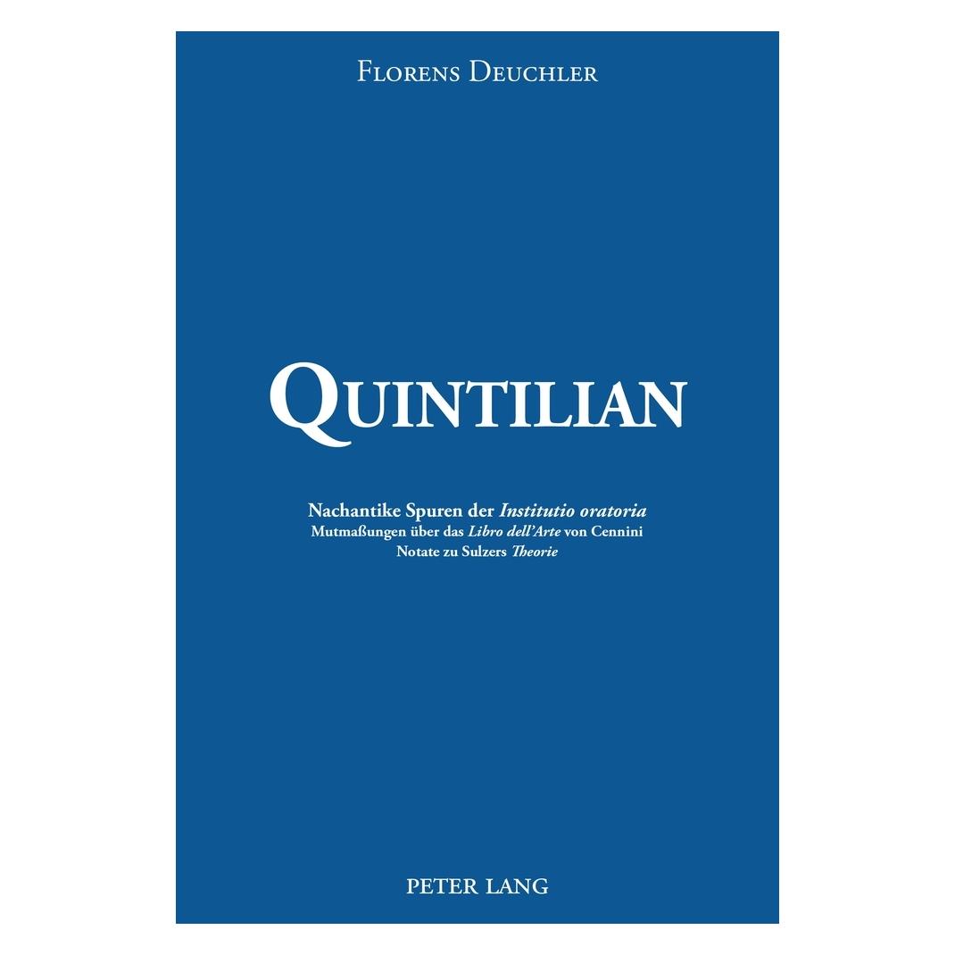 Peter Lang Quintilian (Deutsch, Softcover, Florens Deuchler) (56020315)