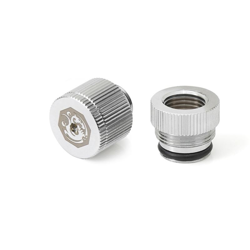 Bitspower BitsPower Touchaqua Wasserauslass G1/4 Zoll AG - 2er-Pack, silber