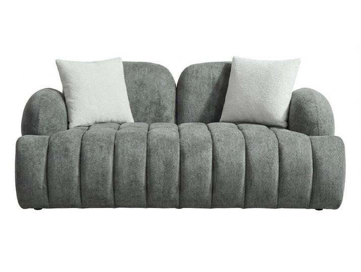 Xlmoebel 2-Sitzer Grünes weiches 2-Sitzer-Sofa modern Stoffsofa hohe Qualität, 1 Teile, Hochwertige Verarbeitung
