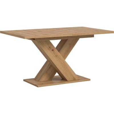 Esstisch HOME AFFAIRE "Motus, ausziehbar 150 -190 cm, inklusive 40 cm Einlegeplatte", braun (artisan oak nachbildung, artisan oak nachbildung, artisan oak nachbildung), B:150cm H:76cm T:90cm, Tische, Esstisch, X-Gestell mit Bodenplatte, Tisch,...