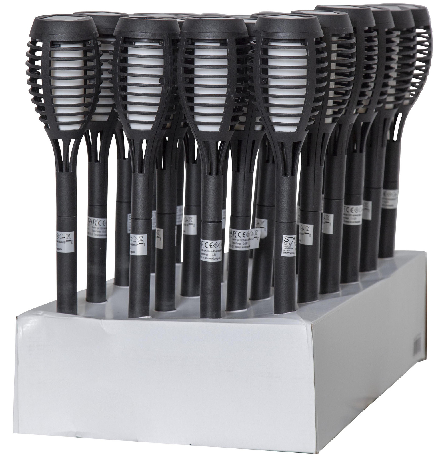 Star Trading Solar-Fackel Flame Mini set van 24 stuks