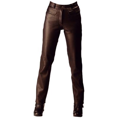 Motorradhose ROLEFF "RO 2" Gr. 52, schwarz, Hosen, 52, N-Gr, Obermaterial: 100% Rindnappaleder. Innenfutter: 100% Polyester, 5 Taschen