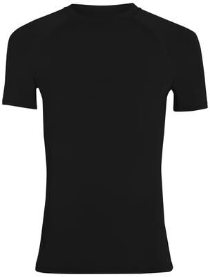 Augusta Sportswear AG2600 Athletic Hyperform Compression Top in Black size 3XL   Polyester Blend 2600