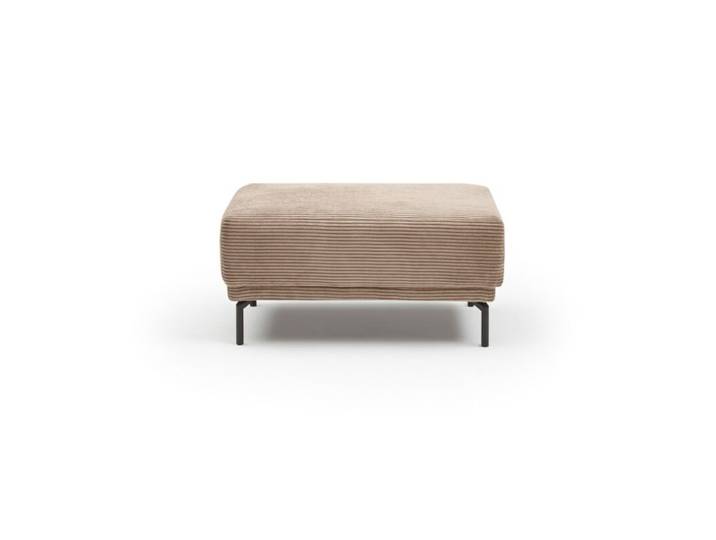 Trendstore Hania Fußhocker in Cord - Cord Zoom toffee Modern