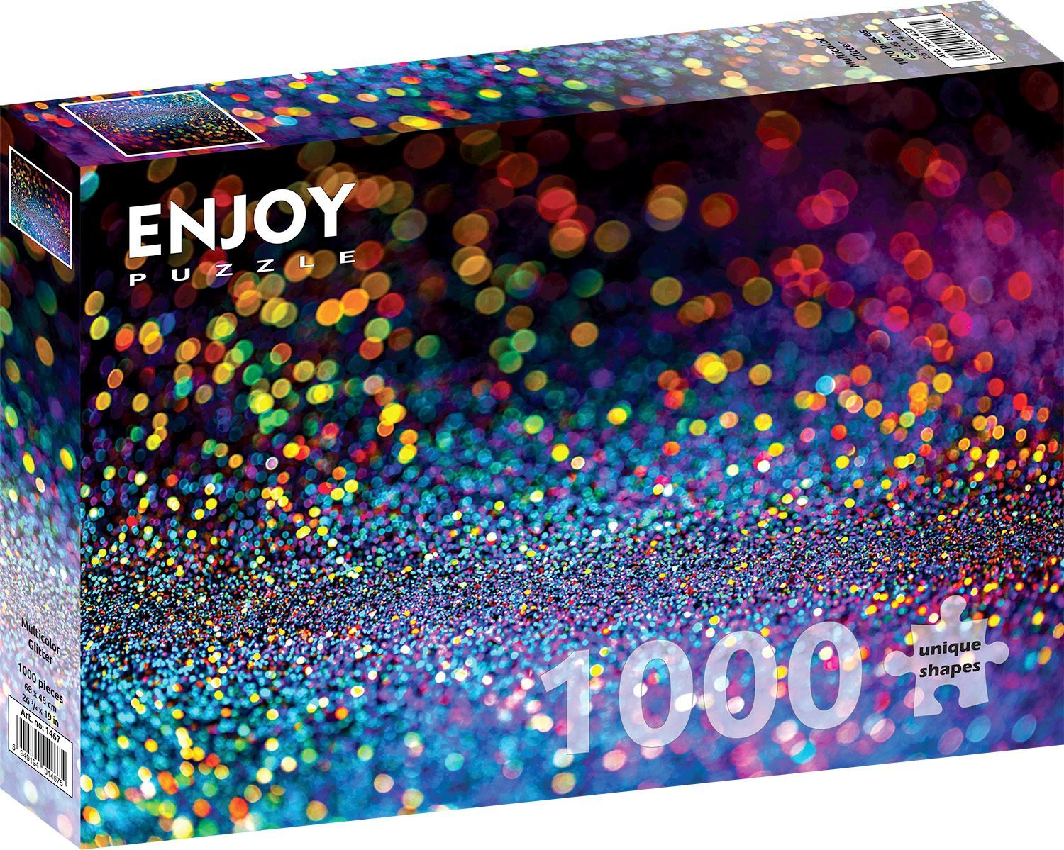 ENJOY Puzzel Regenboogglitter 1000 stukjes