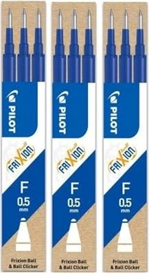 PILOT FriXion 05 / 0,25 mm - blau - 3er-Pack
