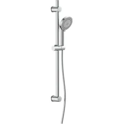 Eisl, Duschbrause, Brausestangenset Bad PARMA Stangenbrause-Set Chrom Inklusive Handbrause DX5082CSB (7 Strahlarten, 16 l/min)