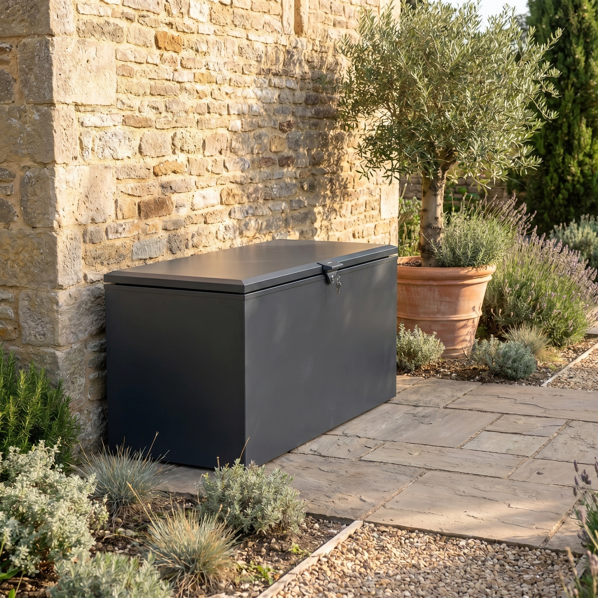 Harbour Lifestyle Large Storage Box in Grey