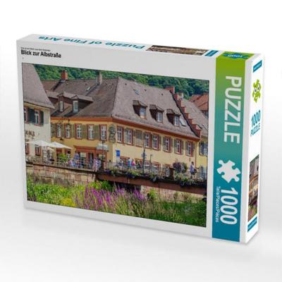 CALVENDO Puzzle Blick zur Albstraße | 1000 Teile Lege-Größe 64x48cm Foto-Puzzle für glückliche Stunden