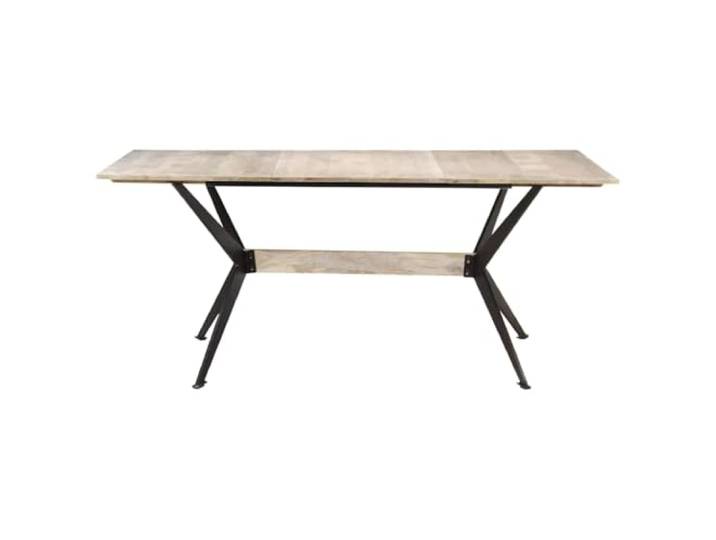 HBBMGYD Esstisch, 180 x 90 x 76 cm, Mangoholz, massiv Dichtes Hartholz, natürliche Maserung, sauberer und einfacher Stil, geeignet für jede Dekoration, jedes Unikat