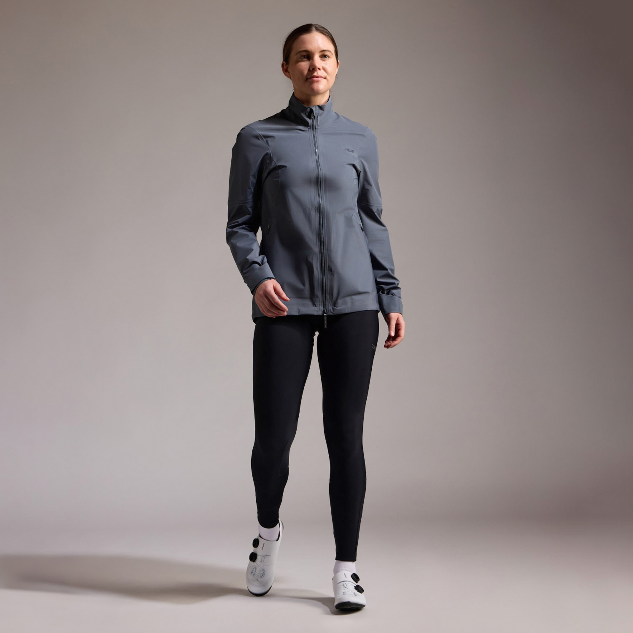 Gore Wear Swiftride GTX Damen Regenjacke grau Größe S Mountainbike | Rennrad | Gravel Winddicht GORE-TEX