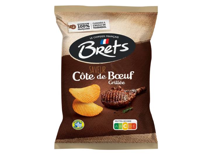 BRET'S Chips saveur côte de bœuf grillée - 125 g