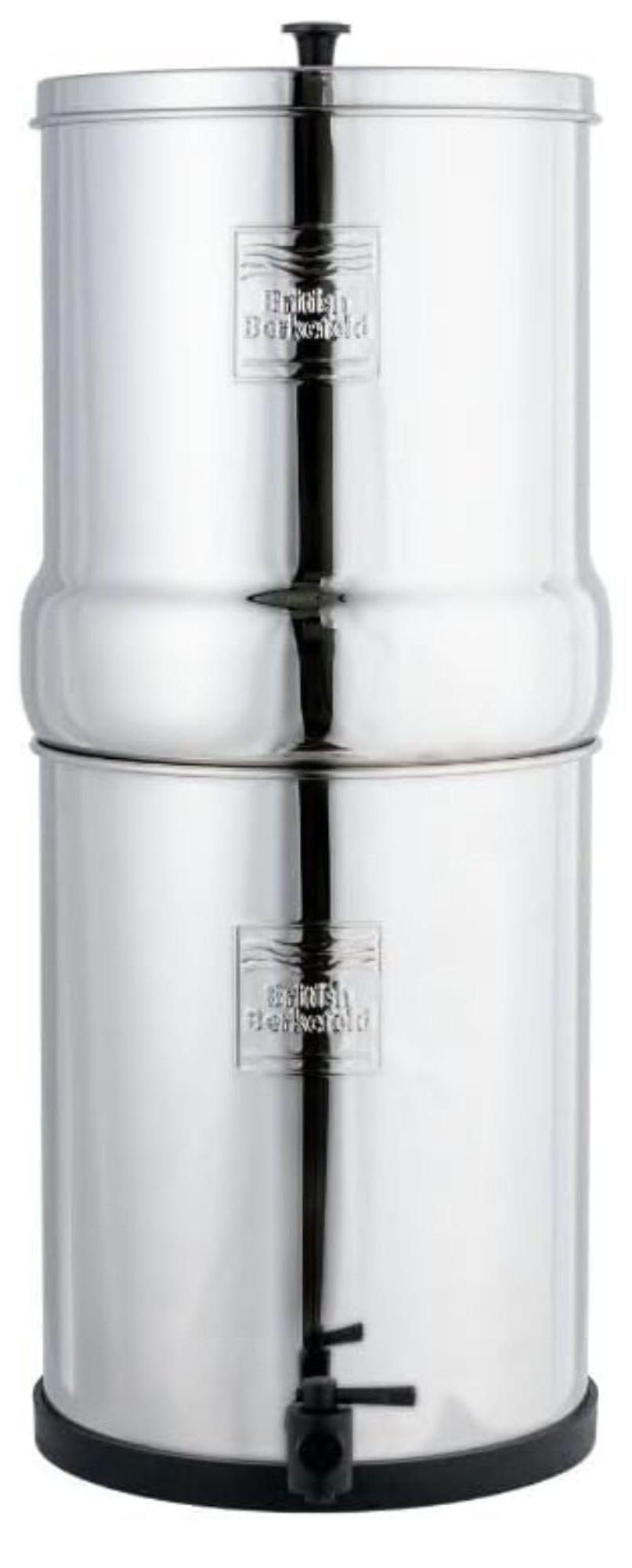 Schwerkraft-Wasserfilter 8,5 l, Ultra-Fluorid, Edelstahl