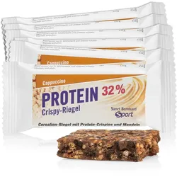 Sanct Bernhard Sport Protein-Crispy-Riegel 32 % Cappuccino 11er-Packung - 385 g