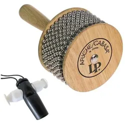 Latin Percussion LP234A Cabasa mit Samba-Pfeife (Cabasa), Perkussion