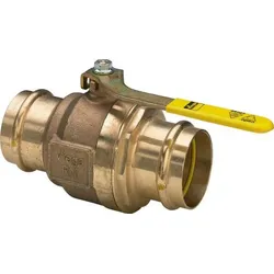 Gassystem-Kugelhahn VIEGA 2670, 492885 28mm, Rotguss, gerade, abschliessbar