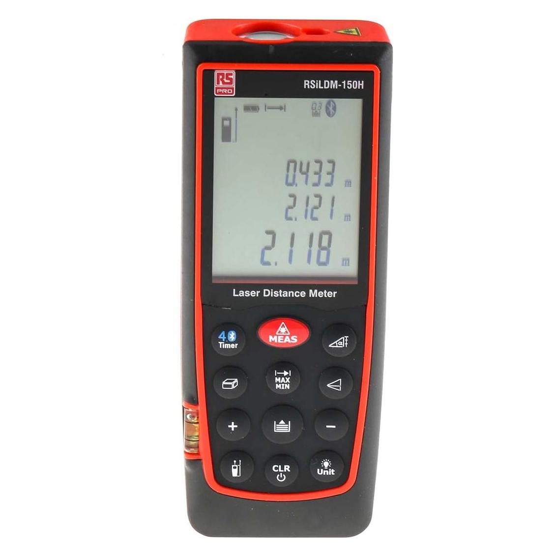 RS PRO 70m Distance Meter w/ BT (70 m, Laserentfernungsmesser) (1268822)