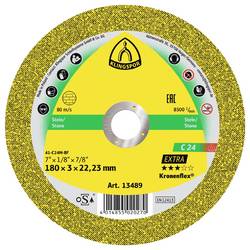 Klingspor C 24 Extra 13489 Trennscheibe gerade 180 mm 25 St. Stein, Beton