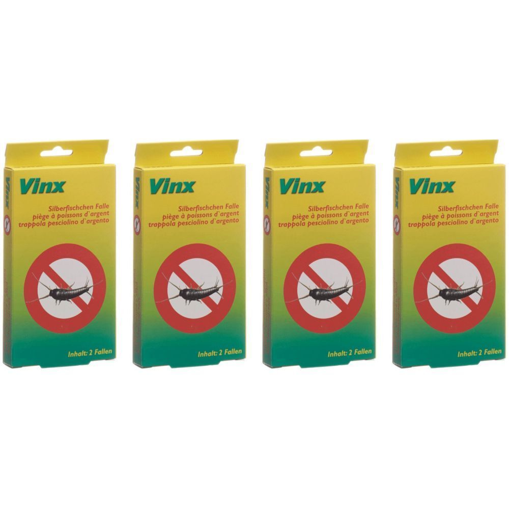 Vinx Silberfischchen Falle x4 4x1 St Set