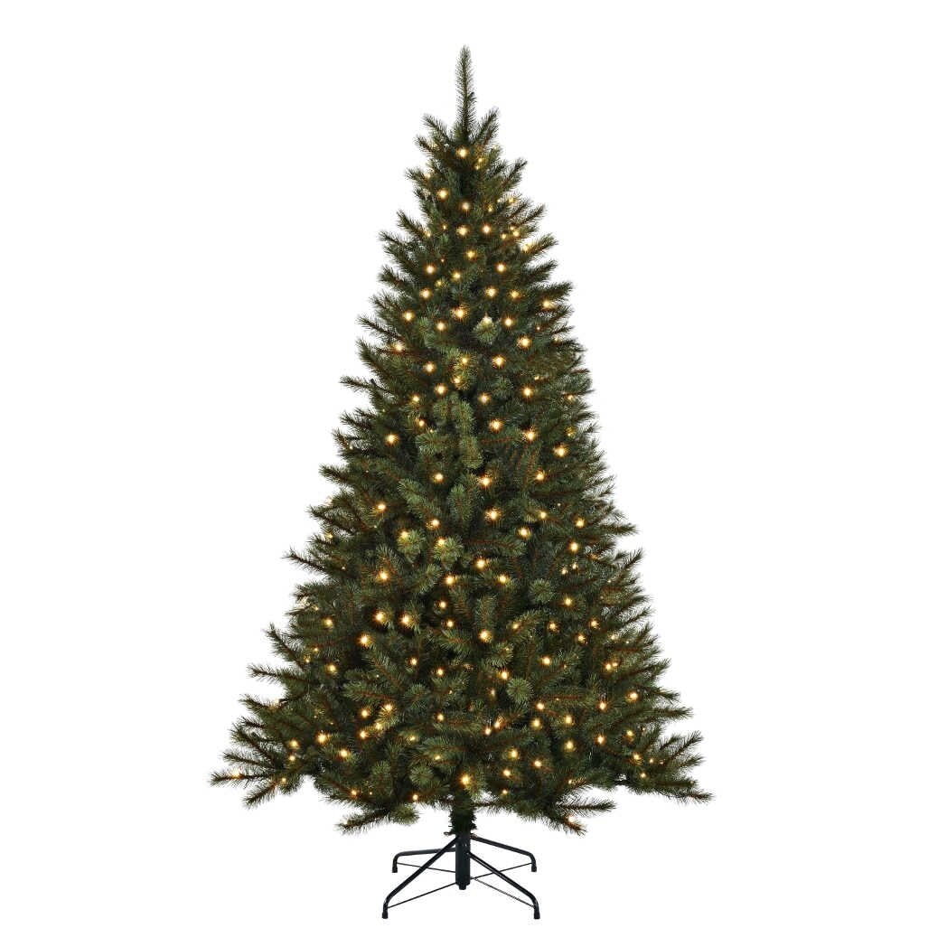 Kunstkerstboom Toronto Fir met LED-verlichting, 215 cm