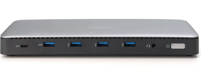 DIGITUS USB-C Docking Station 13-Port 3x HDMI 2x DP 4x USB-A 1x USB-C 1x RJ45 1x DC 1x Audio