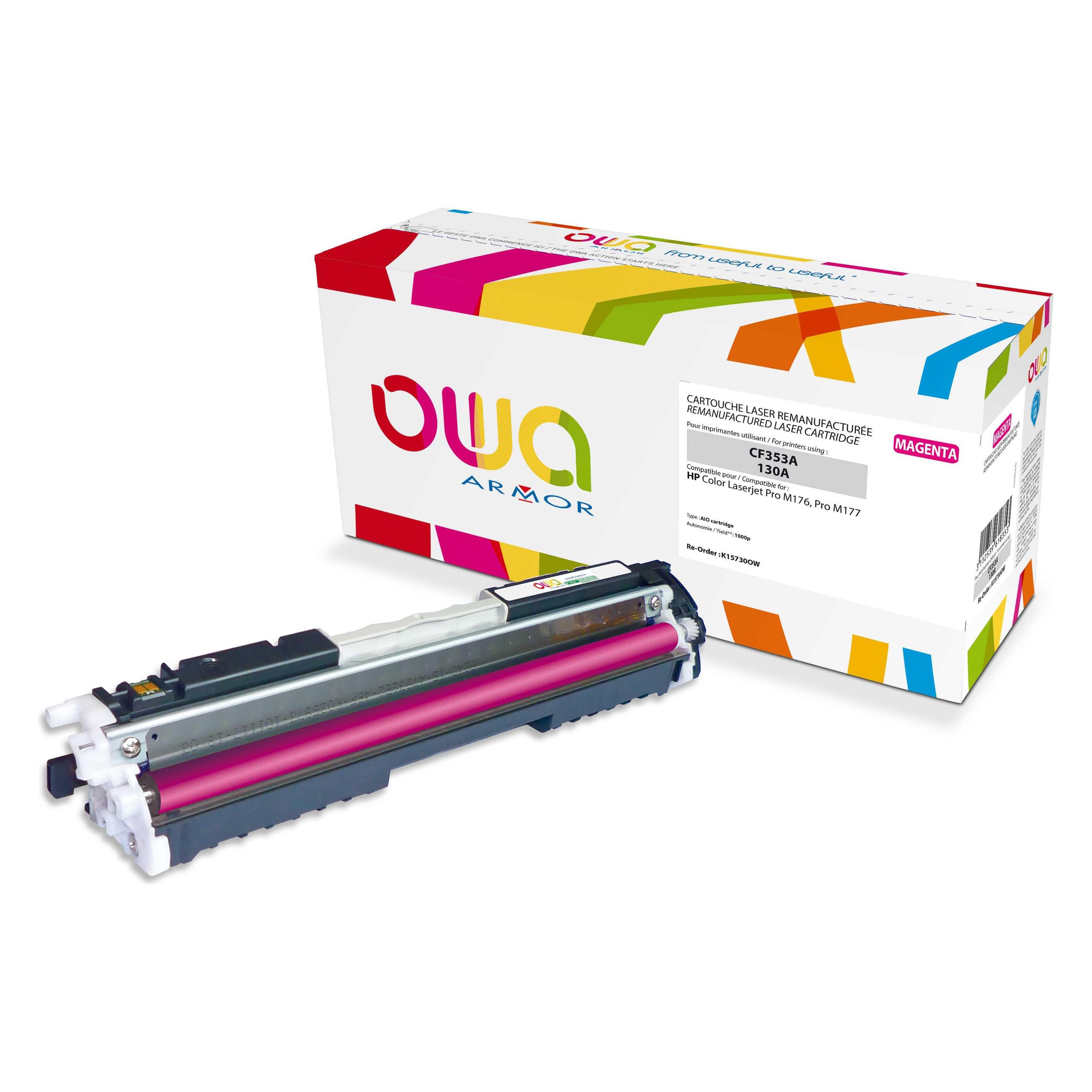 Armor OWA OWA - Magenta  - wiederaufbereitet - Tonerpatrone (Alternative zu: H (M) (K15730OW)