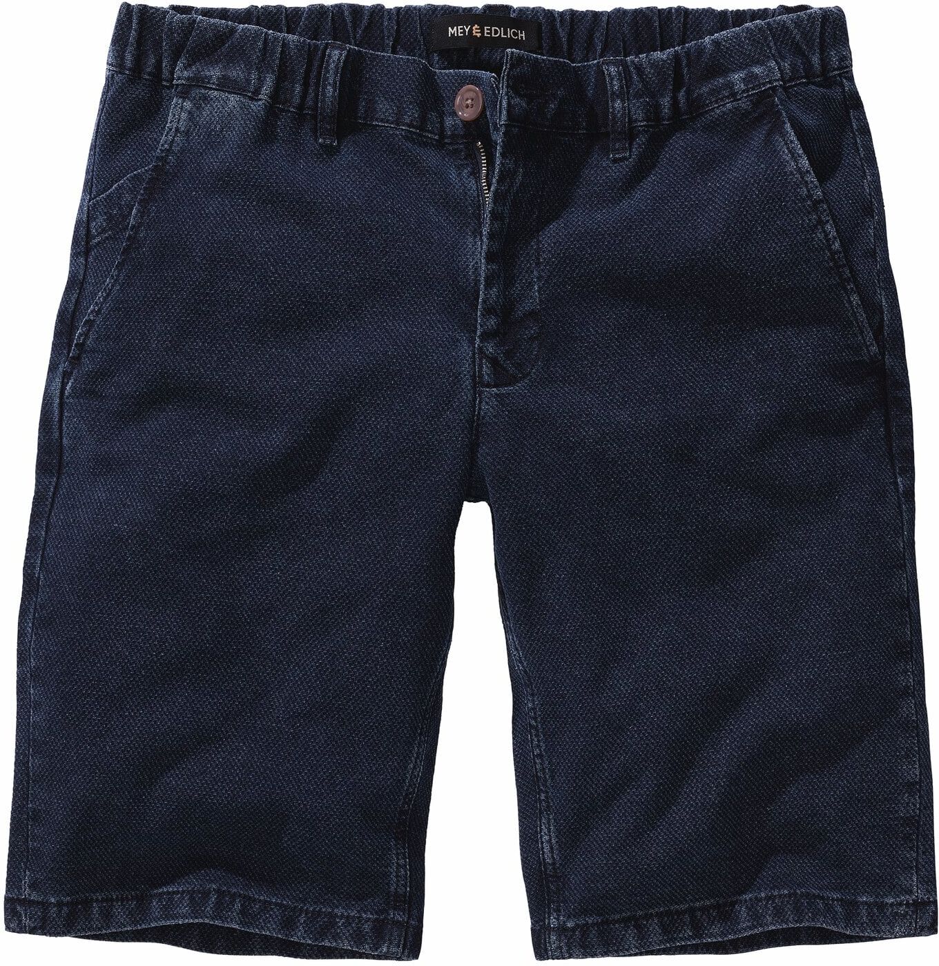 Mey & Edlich Denim-Dobby-Shorts Blau 56