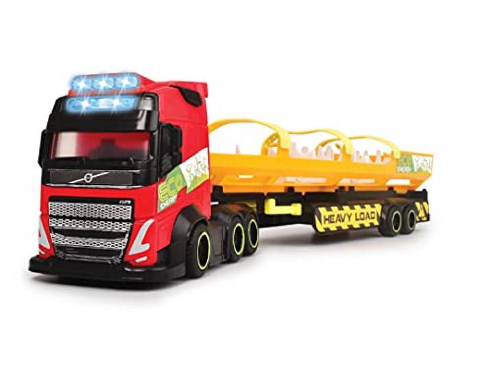 Dickie Toys - Volvo FH19 met aanhanger, windturbine, 40 cm, vanaf 3 jaar