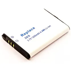 AGI Akku kompatibel mit Nintendo 2DS - Akku - 1.200 mAh (1 Stk., Gerätespezifisch, 1200 mAh), Batterien + Akkus