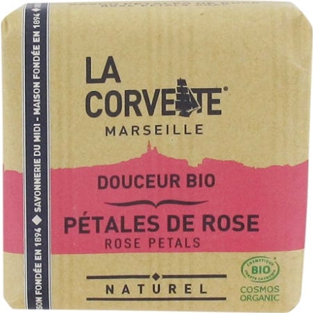 La Corvette Jabón de pétalos de rosa 100 g