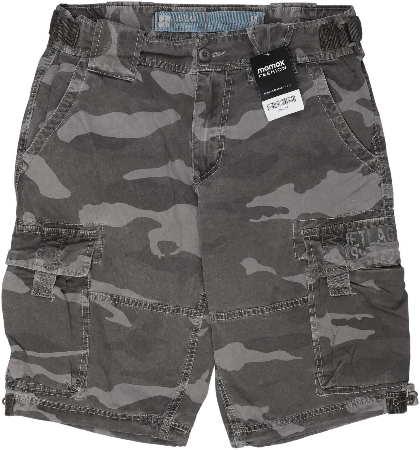 Jet Lag Damen Shorts, Grau, Gr. M, Baumwolle - Second Hand