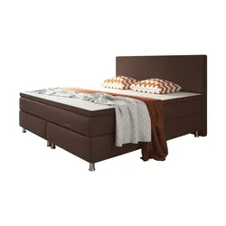 Boxbett   , braun , Maße (cm): B: 180 H: 115