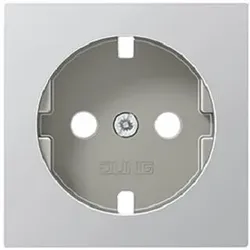 Jung Zentralplatte SCHUKO Duroplast aluminium lackiert A1520PLAL