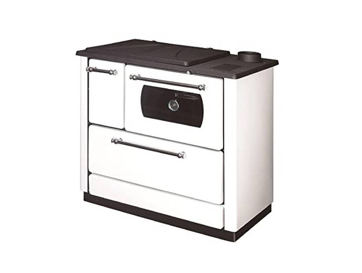 Dana Sannover Holzherd mit Backofen, 9 kW, Weiß
