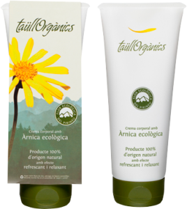 TaüllOrgànics Arnica cream with organic arnica flowers extract