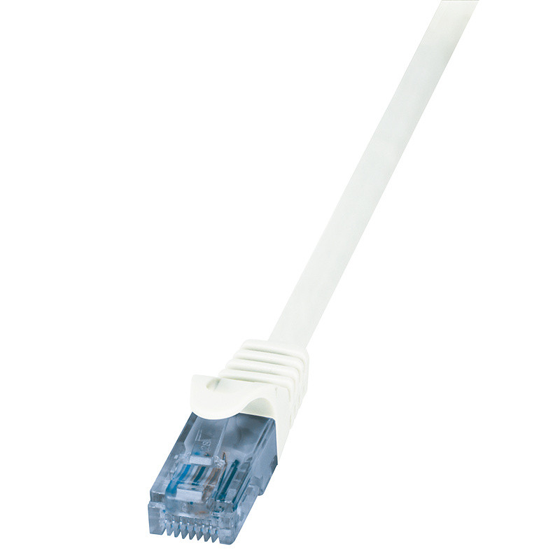 LogiLink EconLine CAT 6A netwerkkabel U/UTP wit 3 meter