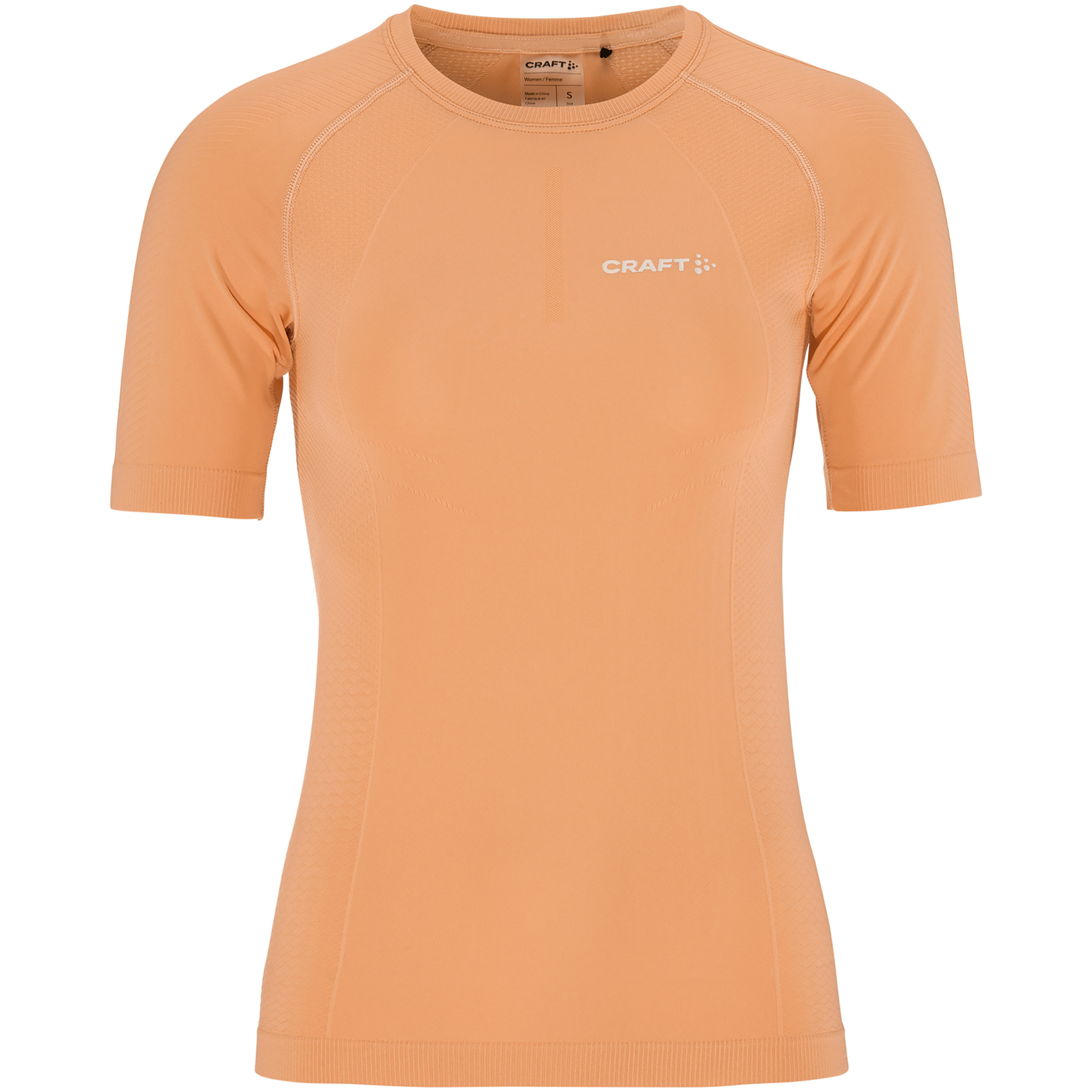 Craft Adv Cool Intensity Damen Kurzarm Unterhemden beige Größe M Trekking Elastisch