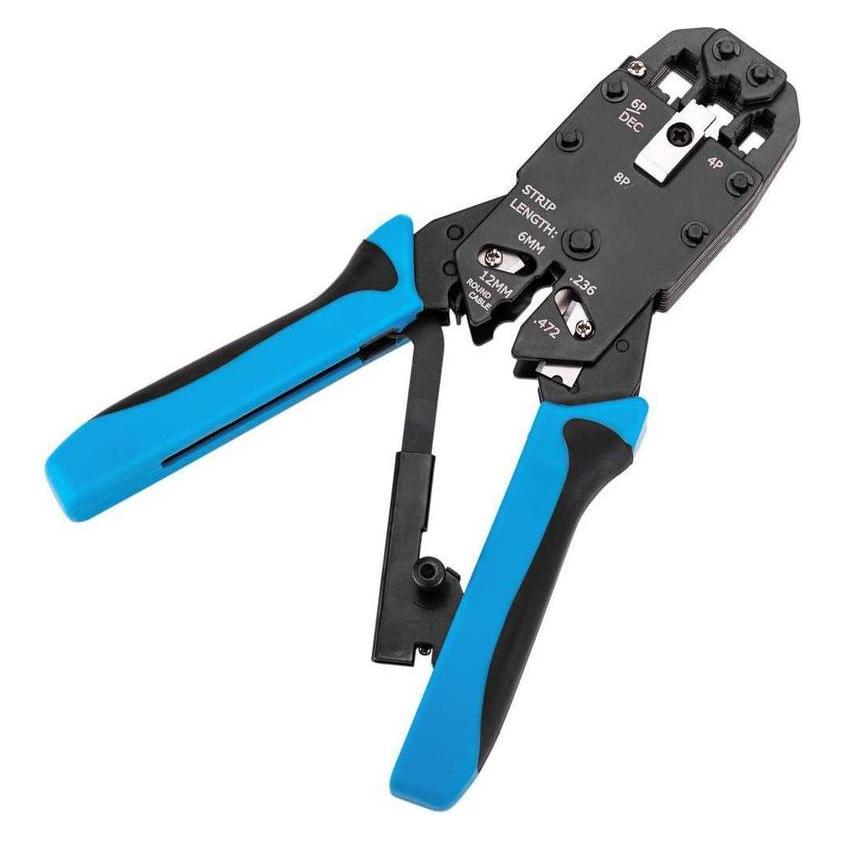 equip Werkzeug Krimpzange 8P8C Profi 4P/2C 4P/4C 6P/4C (23 mm) (129409)